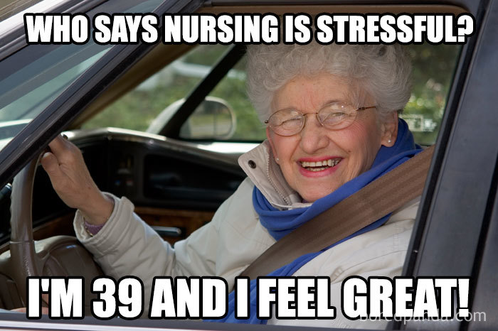 nursing stress meme