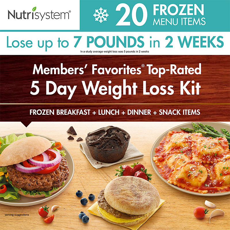 nutrisystem 5-day frozen kit