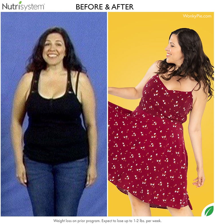 nutrisystem before after weight loss