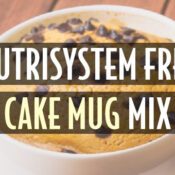 nutrisystem cake mug