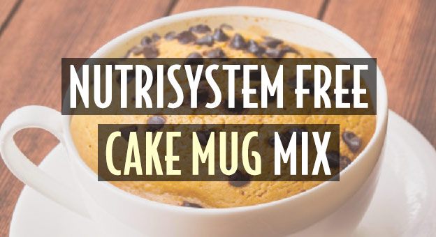 nutrisystem cake mug