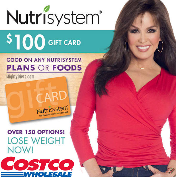 nutrisystem costco gift card_discount