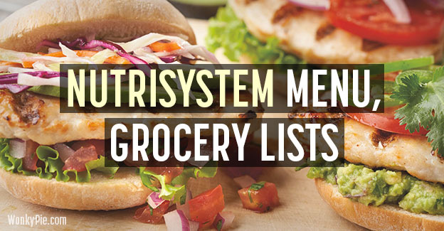 nutrisystem grocery lists