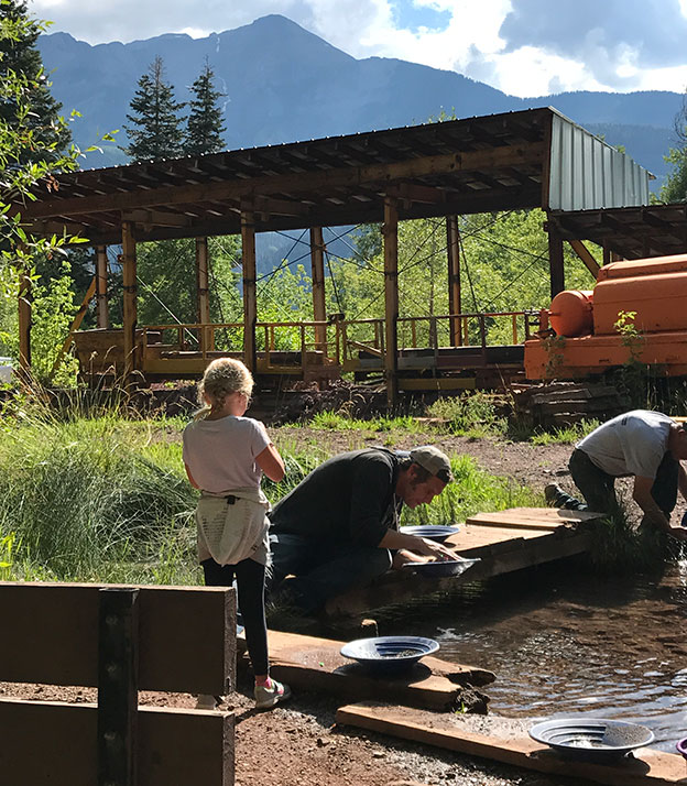 Panning for Gold at Bachelor-Syracuse Mine