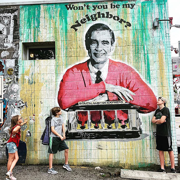 pretty sweet mister rogers austin