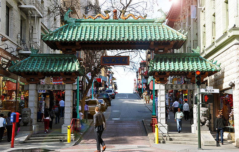 san francisco china town gate