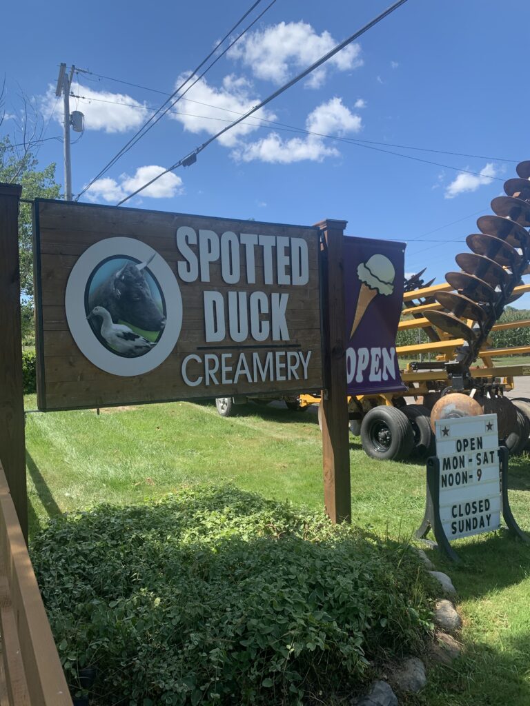 spotted duck creamery