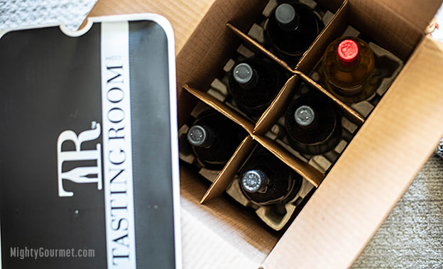 tasting room wine shipment box