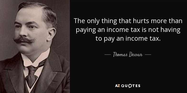 taxes quote dewar