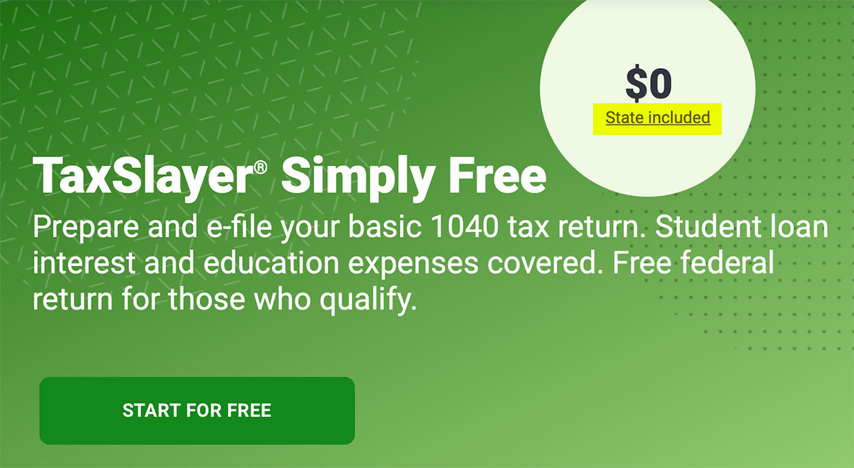 taxslayer simply free state