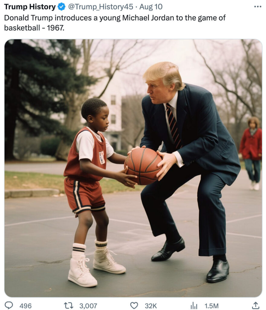 trump history michael jordan