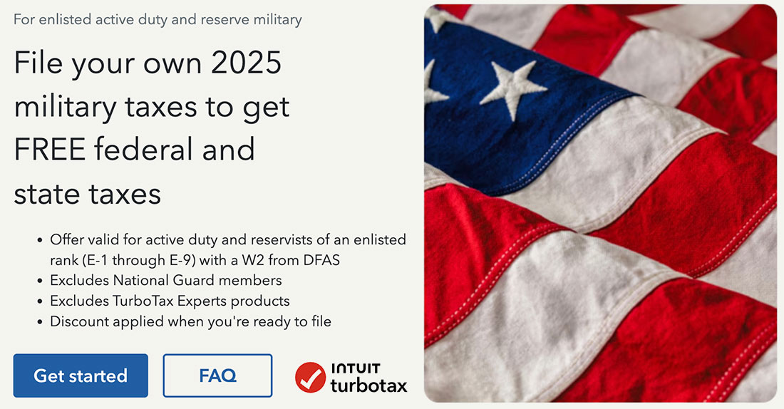 turbotax military free 2026