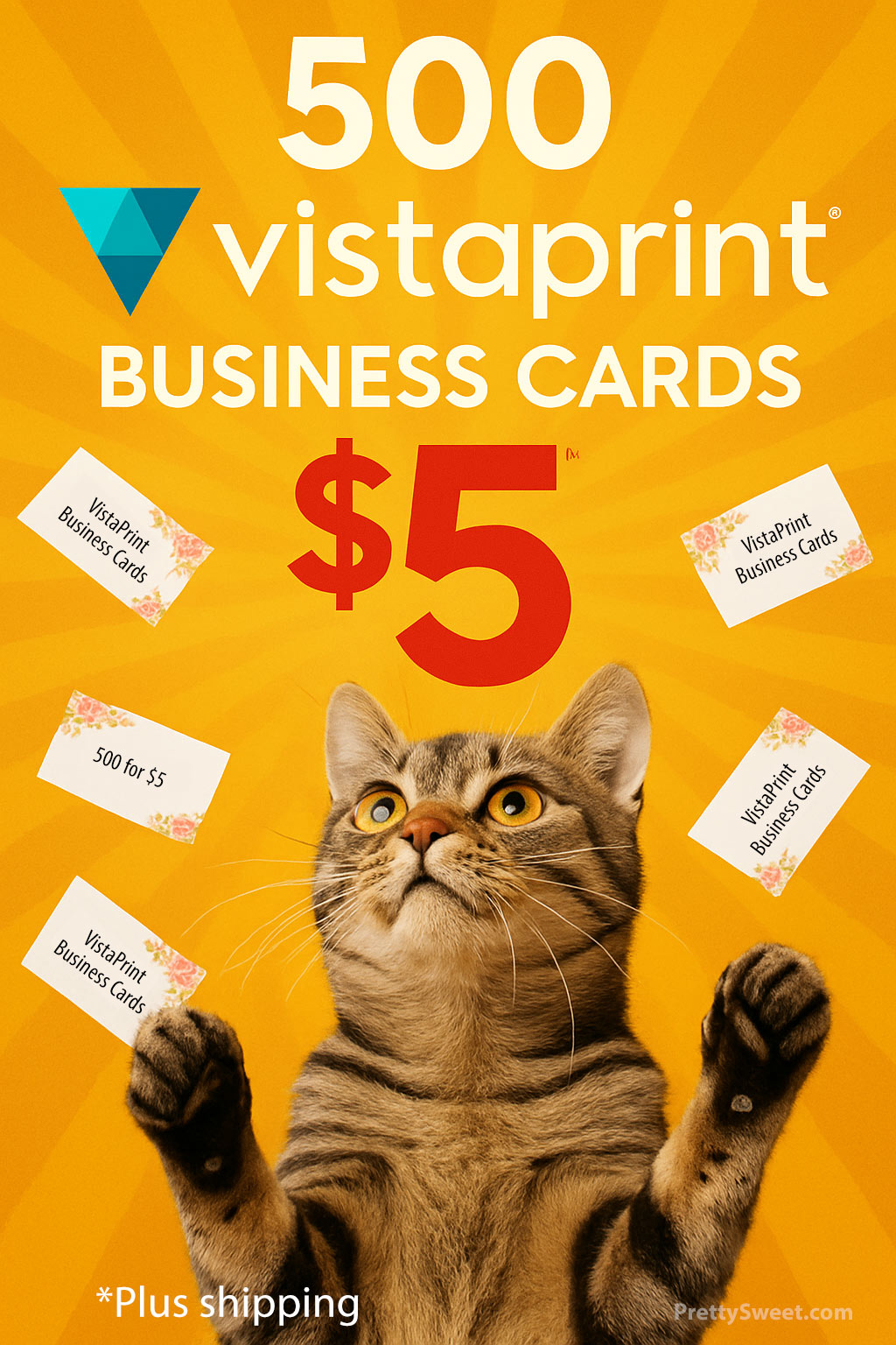 vistaprint 500 biz cards 5 dollars