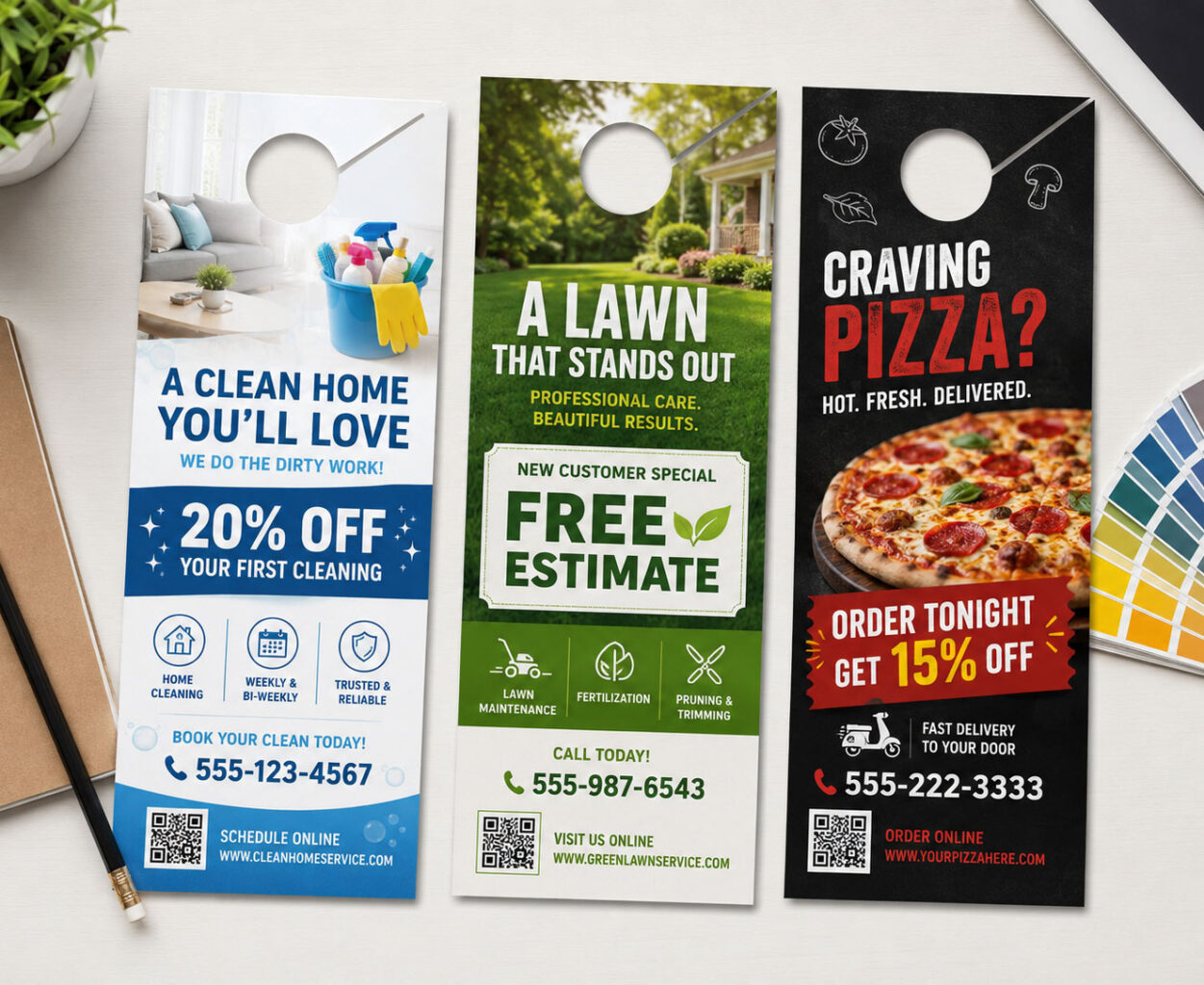 vistaprint door hangers