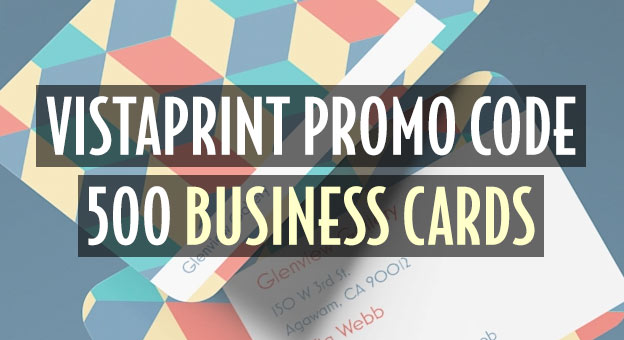 vistaprint promo code 500 biz cards