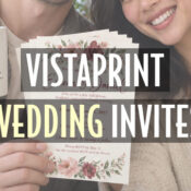 vistaprint wedding invites