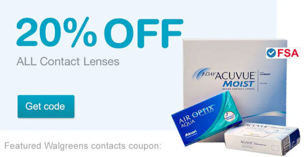 30% Off Walgreens Contacts Coupon, Promo Codes • 2024