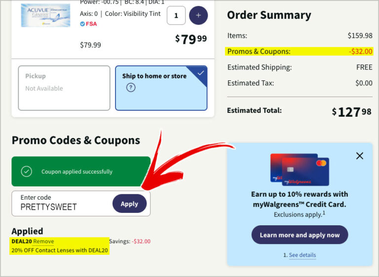 25 Off Walgreens Contacts Coupon, Promo Codes • 2024