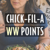 weight watchers chick fil a points