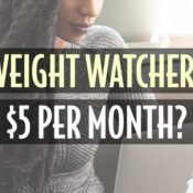 weight watchers five per month