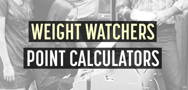 Weight Watchers Points Calculator Chart