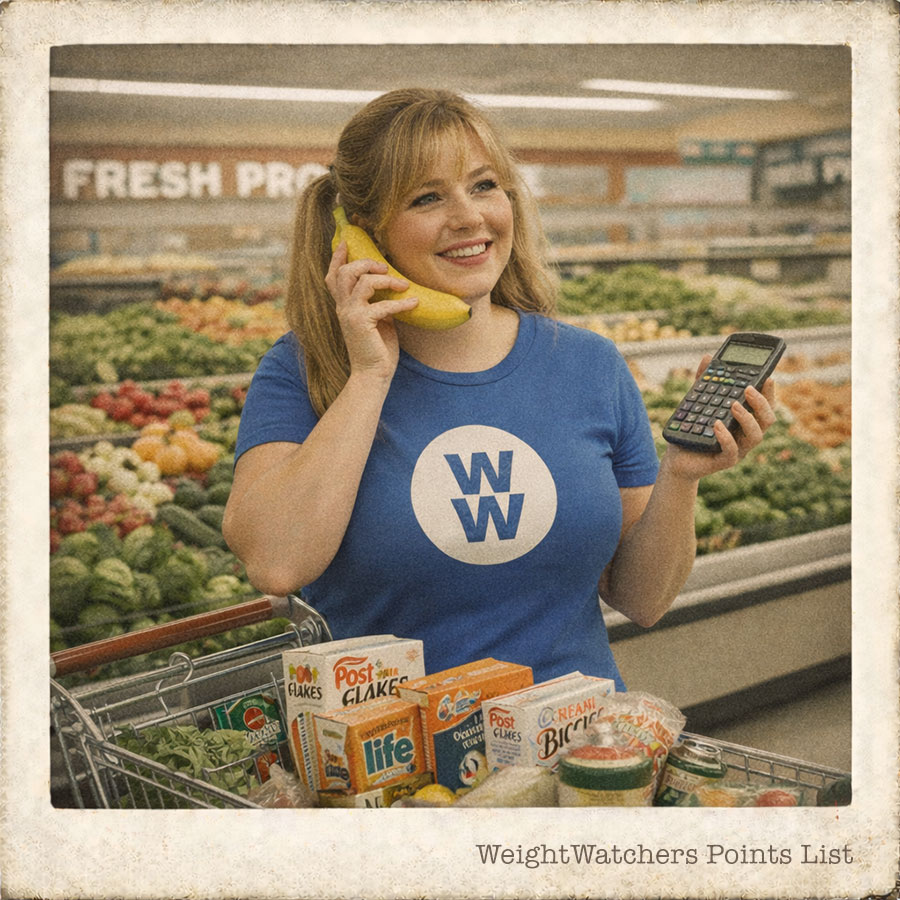 weight watchers points food list