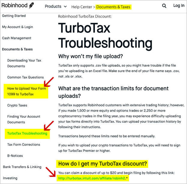 Robinhood TurboTax Discount How to Save 10 in 2025