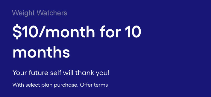 ww 10 months 10 dollars