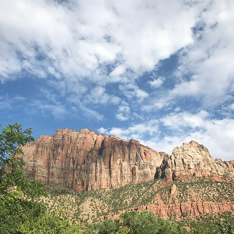 The Desert Pearl Inn is completely surrounded by Zion